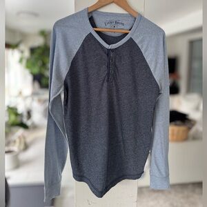 Lucky Brand Two-Tone Henley